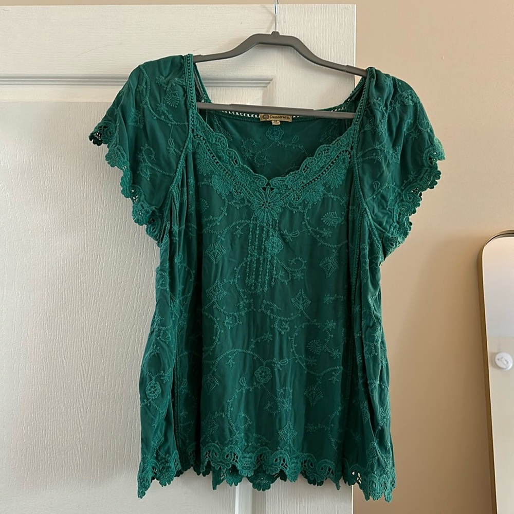 Democracy lace top.